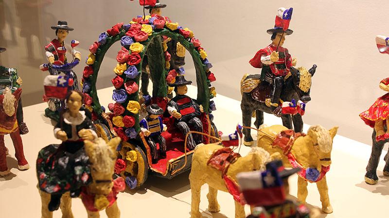 Artesanía de Lihueimo, fiesta de Cuasimodo. Colección Museo Regional de Rancagua