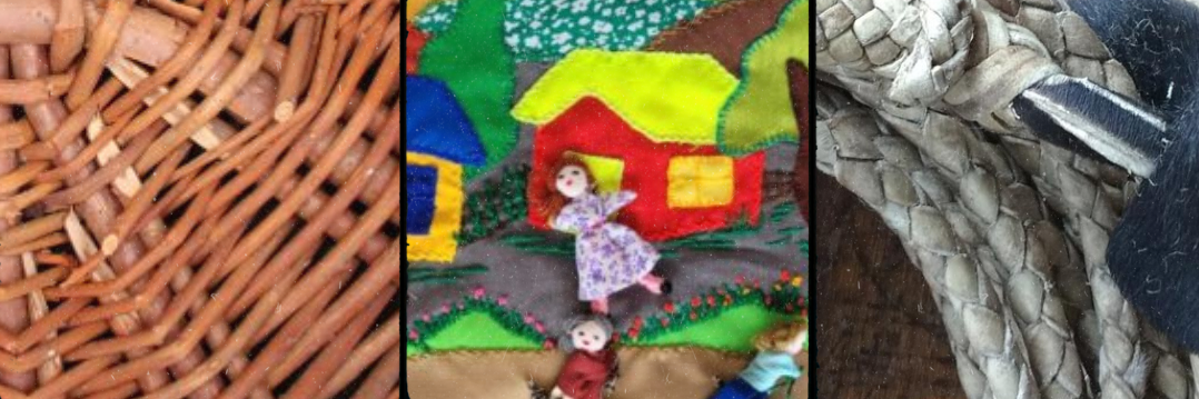 afiche fondo amarillo que dice talleres breves de artesanía tradicional, 15 y 22 de noviembre de 10:30 a 12:30 hrs