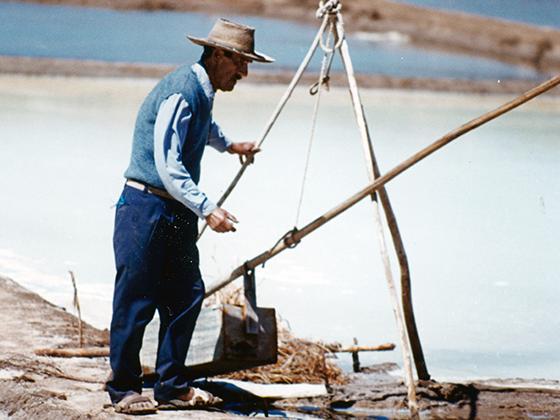 Uso de mateador en trípode