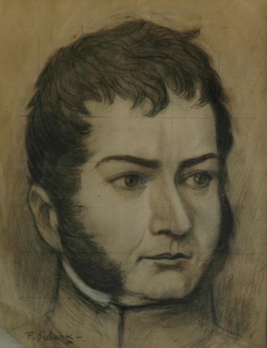 Retrato Bernardo Ohiggins. Pedro Subercaseaux. Colección MRR