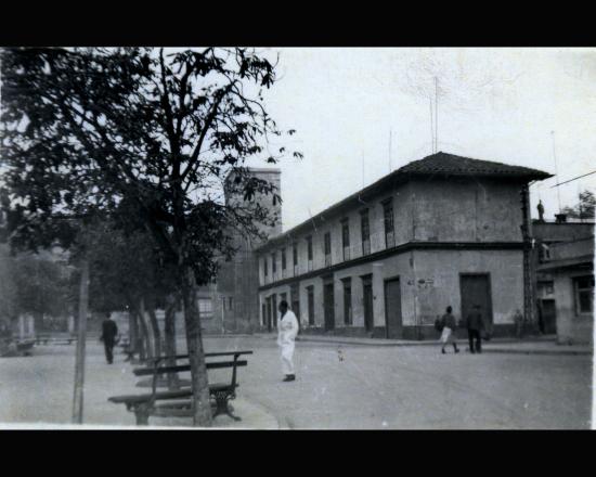 Edificio Municipal de Rancagua. Construido en 1855 y destruido en 1945. Colección Archivo Fotográfico Museo Regional de Rancagua