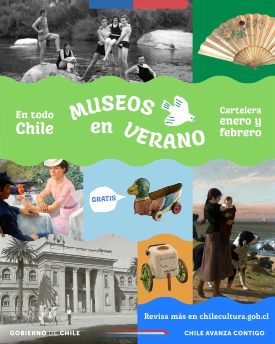 afiche generico museos en verano