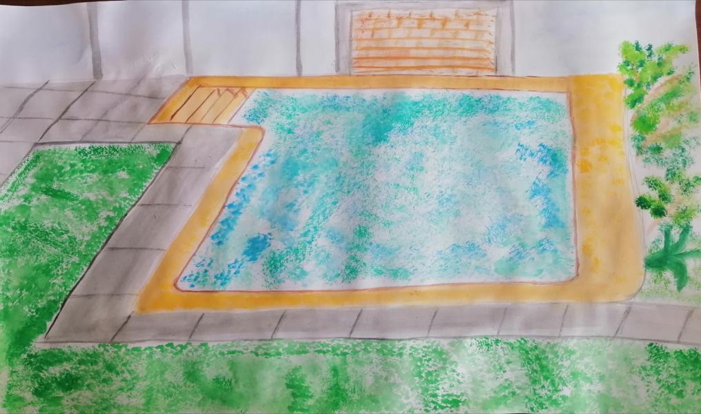Mi rincón favorito es la piscina de mi casa Mi rincón favorito es la piscina de mi casa